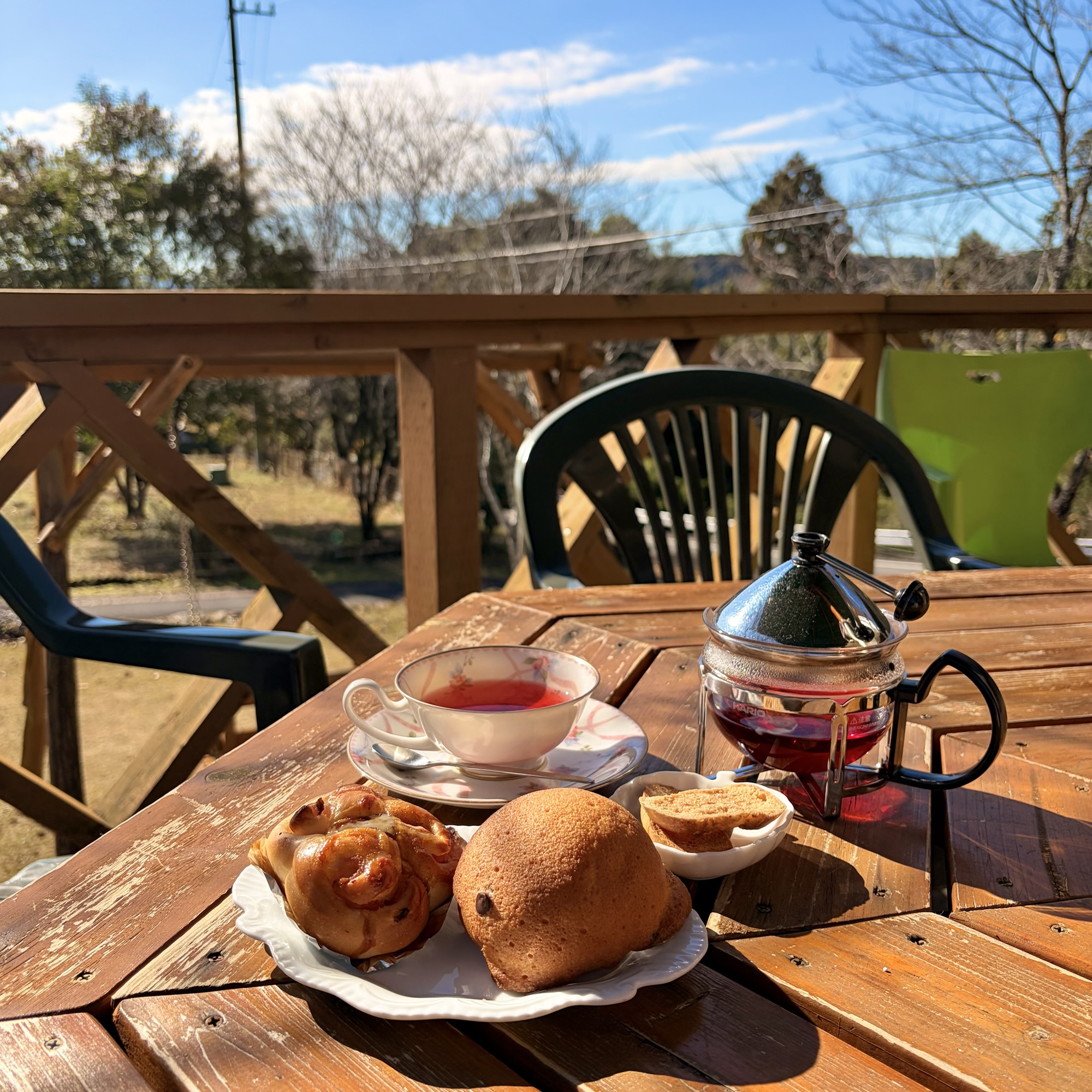 御嵩町 風見鶏 絶景カフェのパン屋