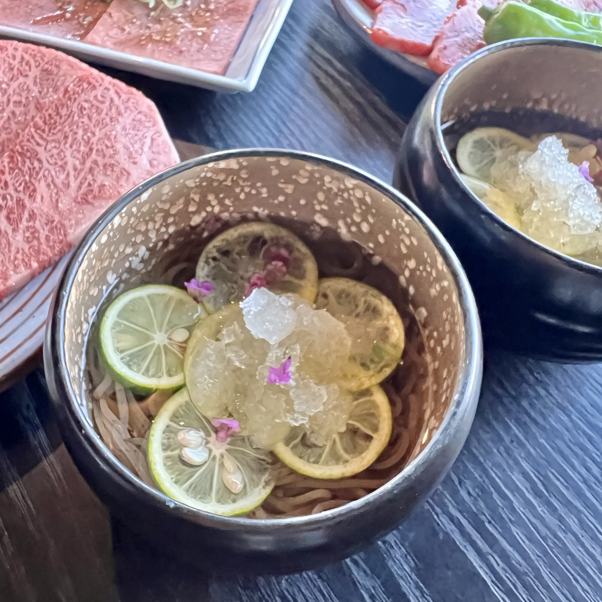 岐阜「雪月花ながら」すだち冷麺