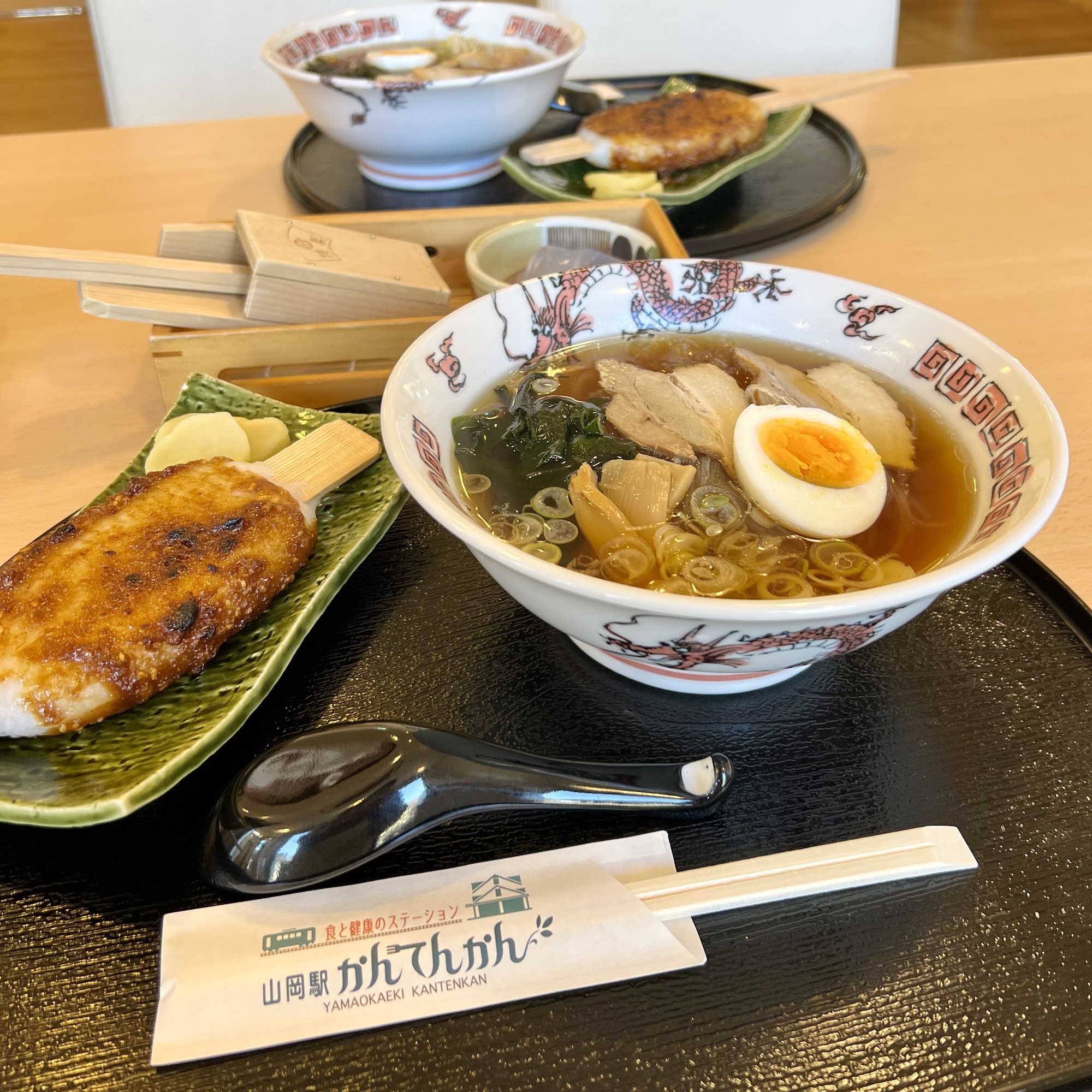 恵那市 山岡駅かんてんかん 寒天ラーメン