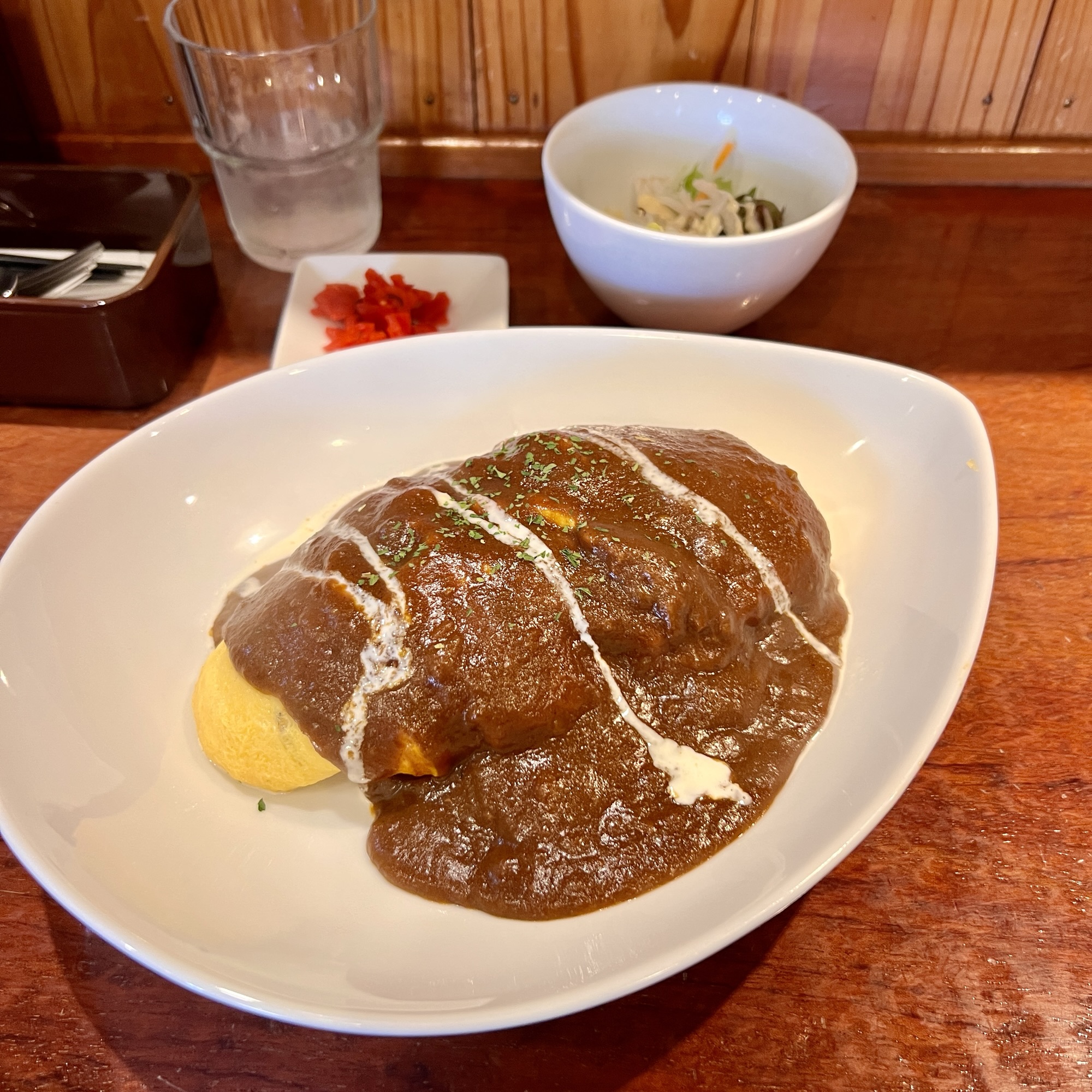 海津市 ラ・リーモ オムカレー
