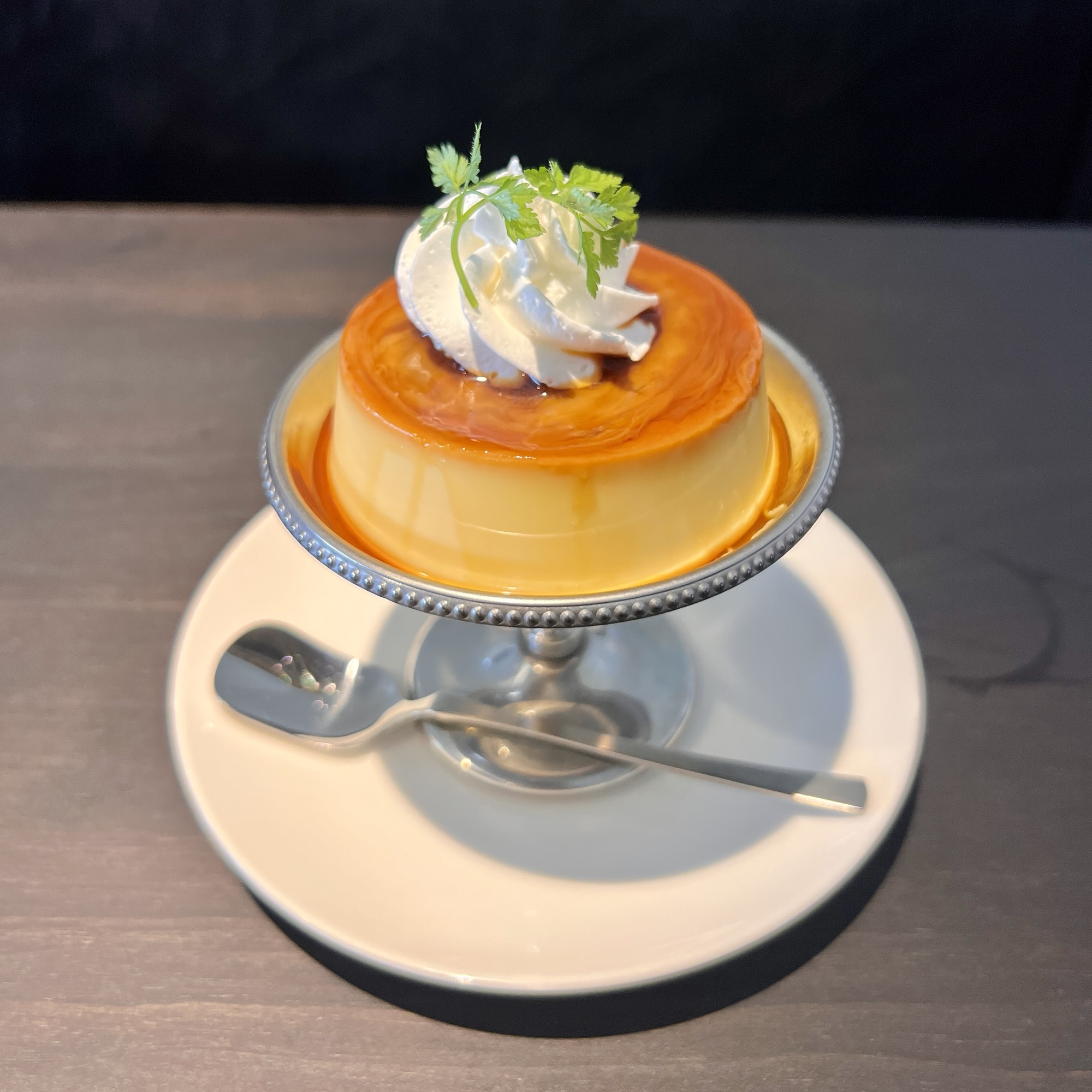 各務原市 三ツ星珈琲. プリン