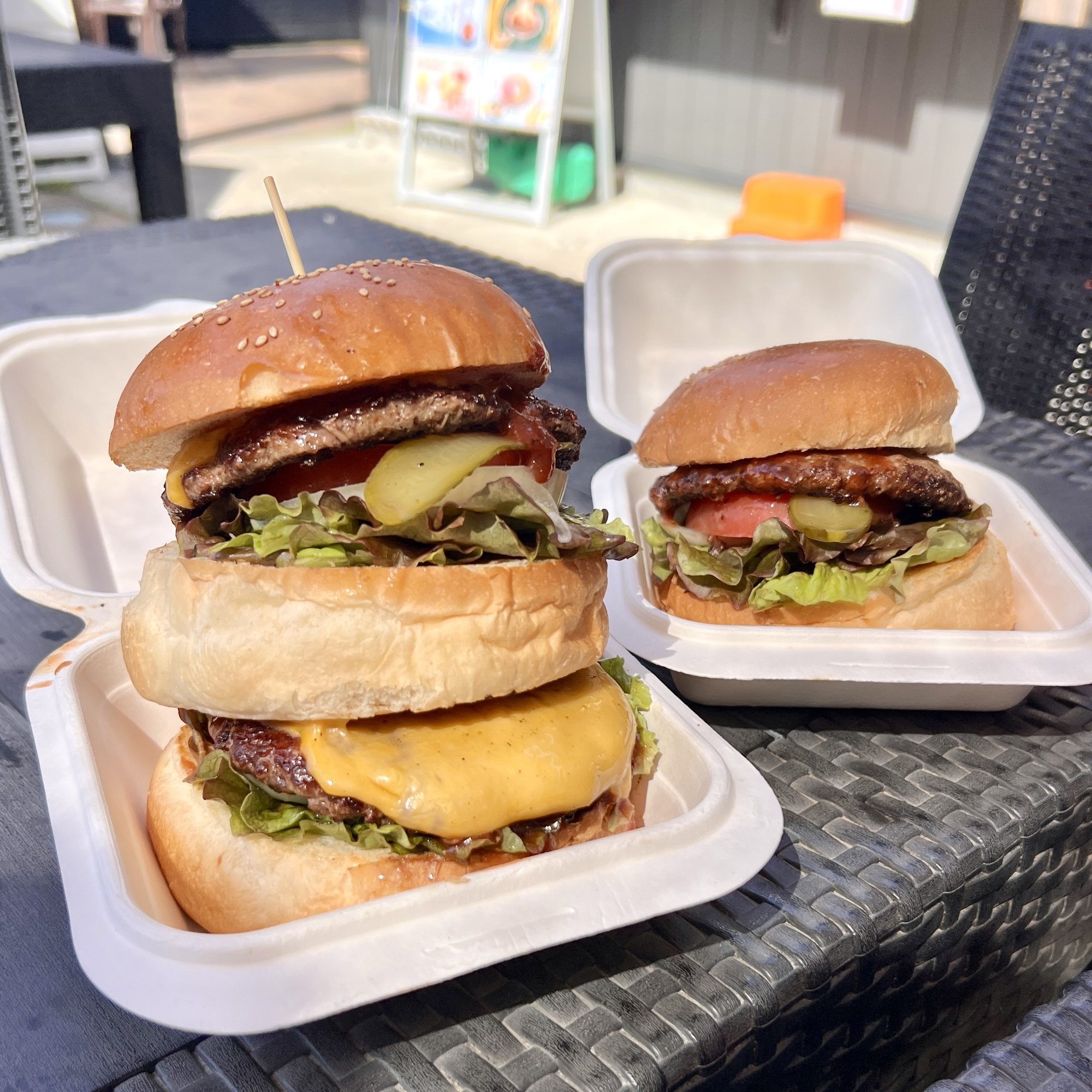 犬山城下町 123dish ハンバーガー
