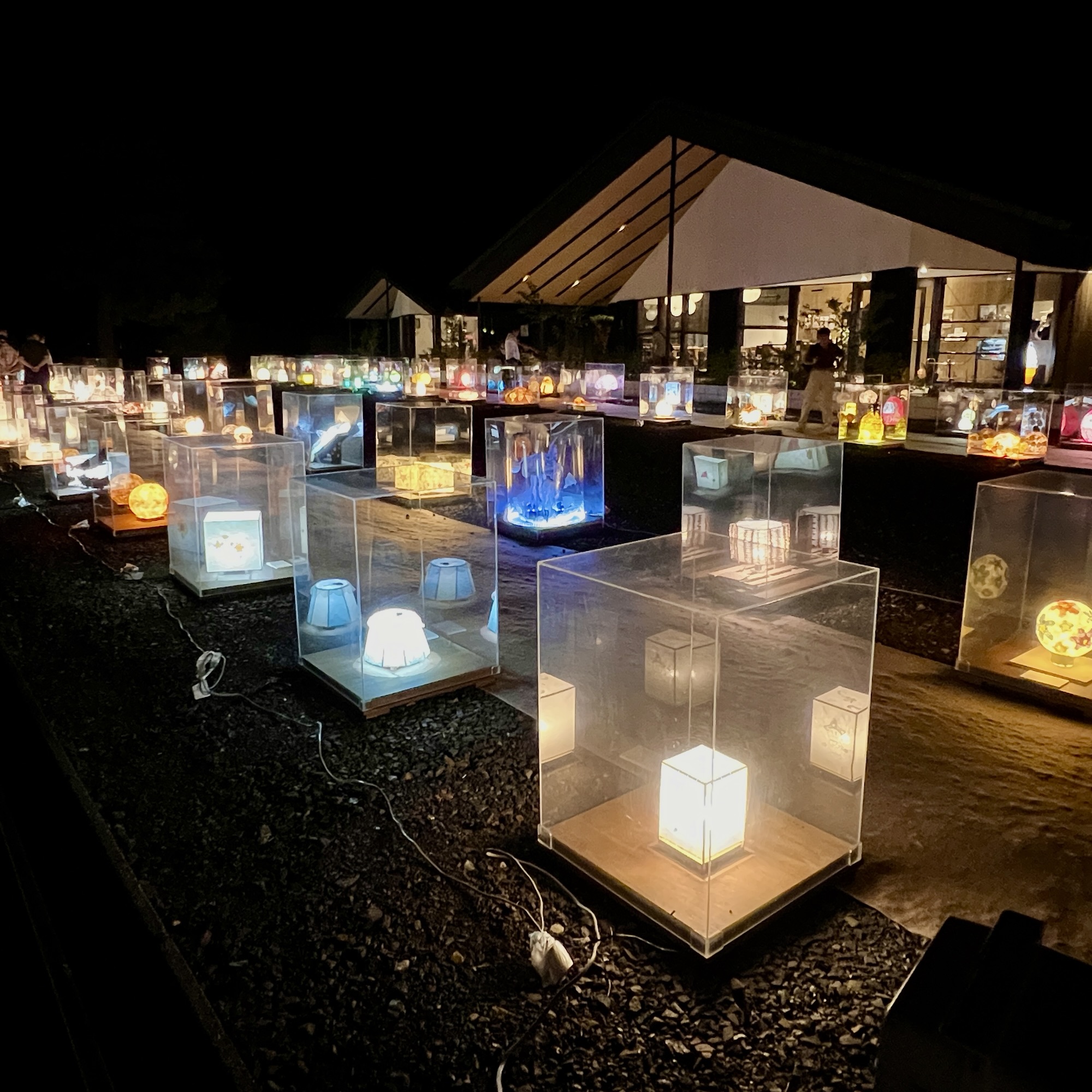 美濃市 うだつの上がる町並み 美濃和紙あかりアート展