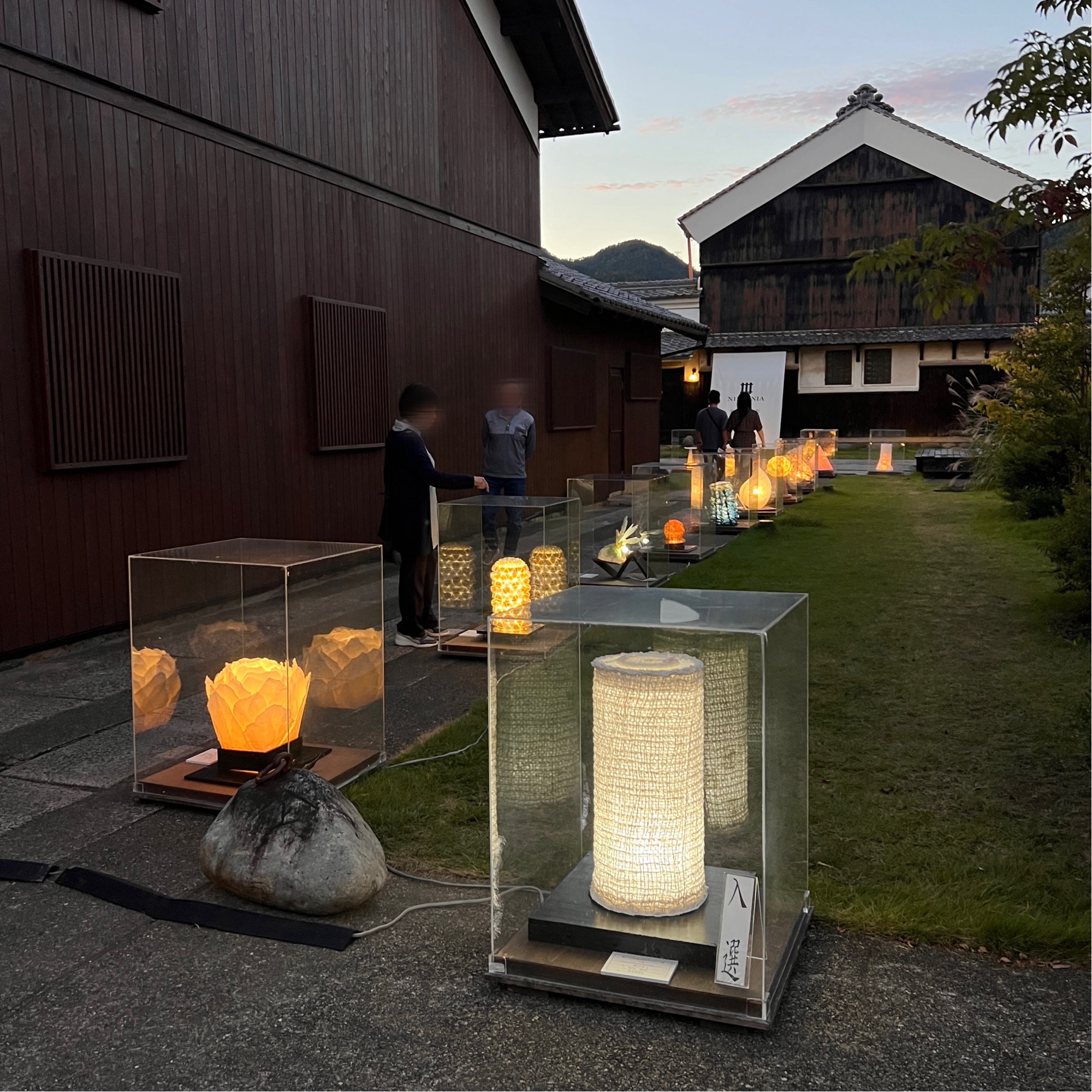 美濃市 うだつの上がる町並み 美濃和紙あかりアート展
