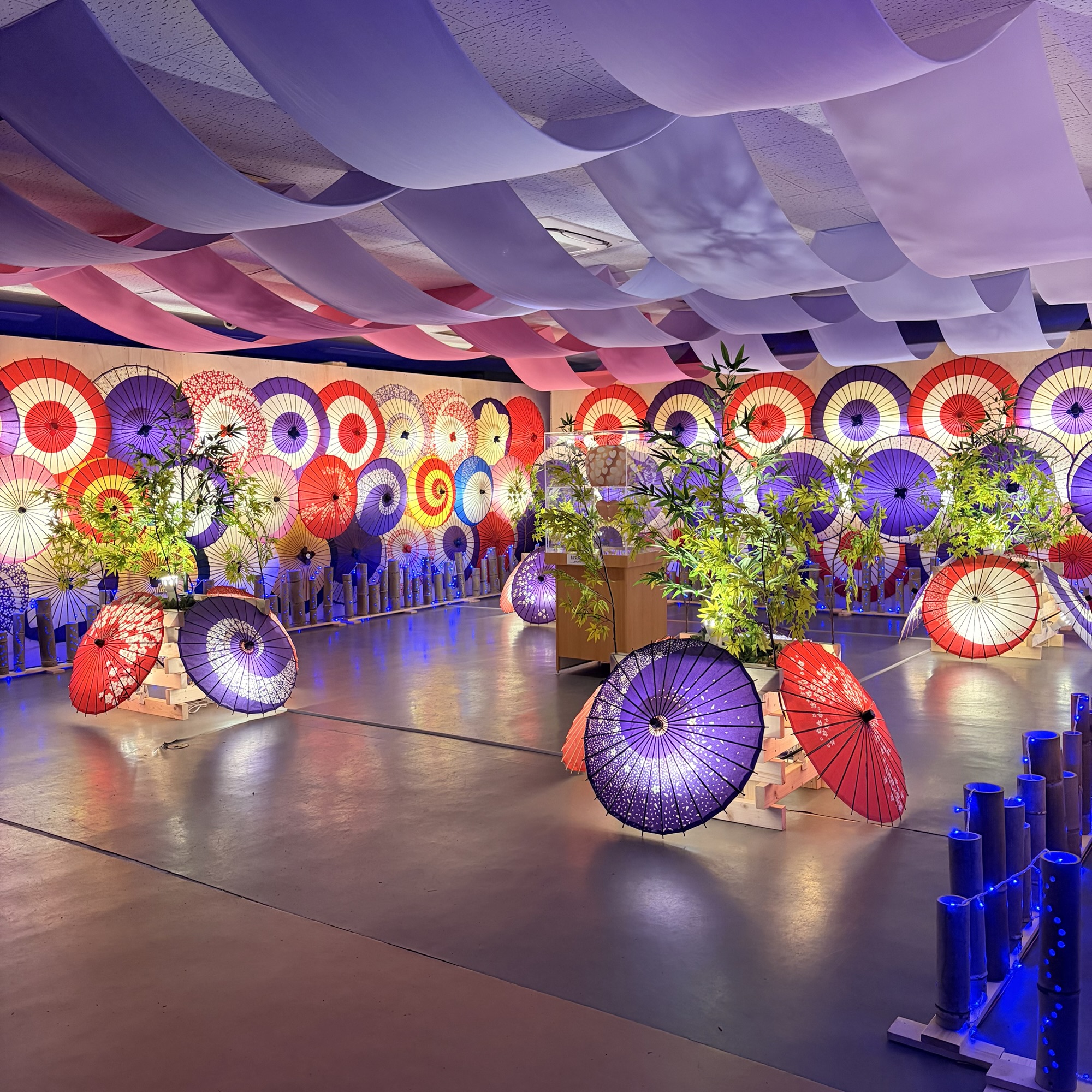 関ヶ原ウォーランド 和傘物語 ライトアップ