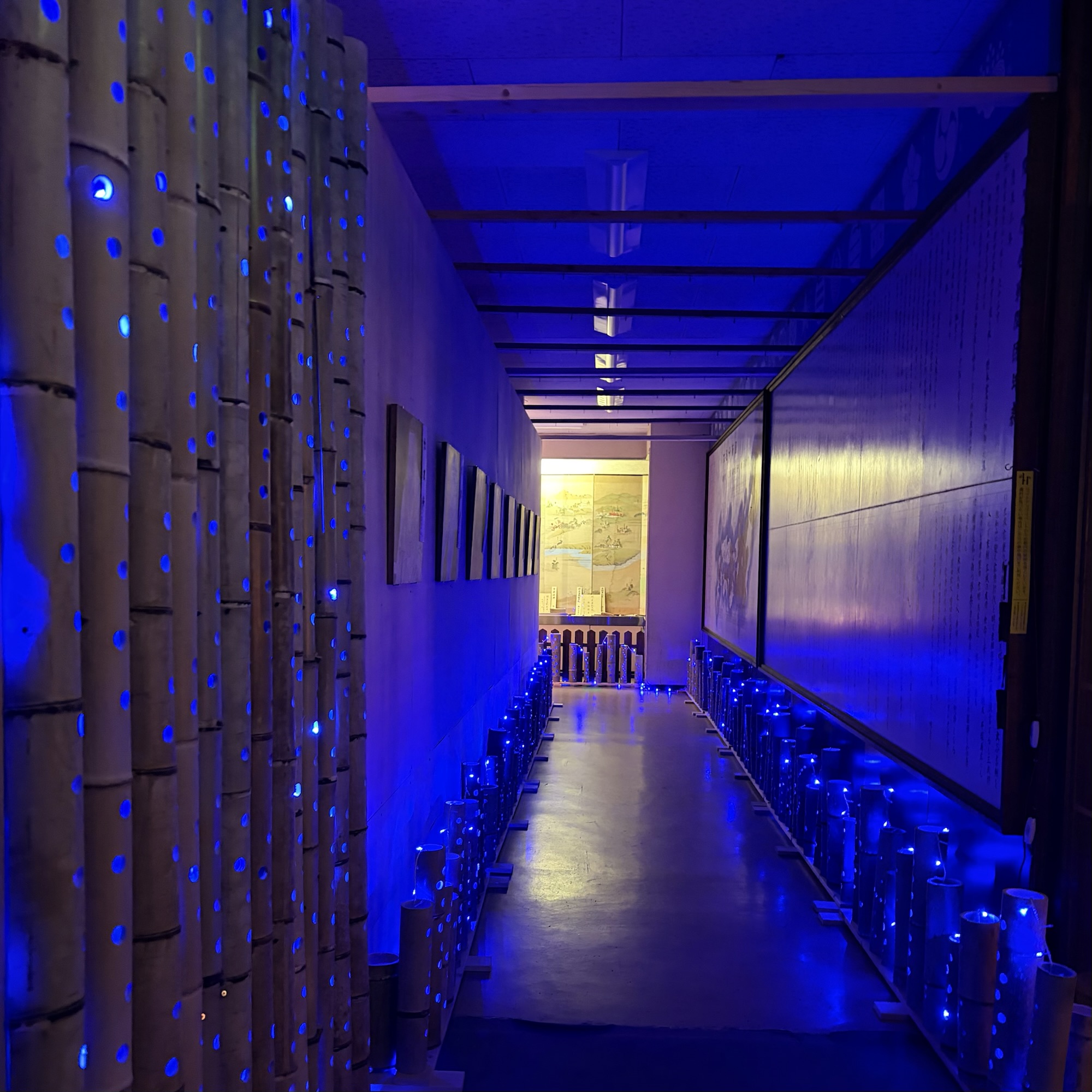 関ヶ原ウォーランド 幻想の竹ランタン小径 ライトアップ