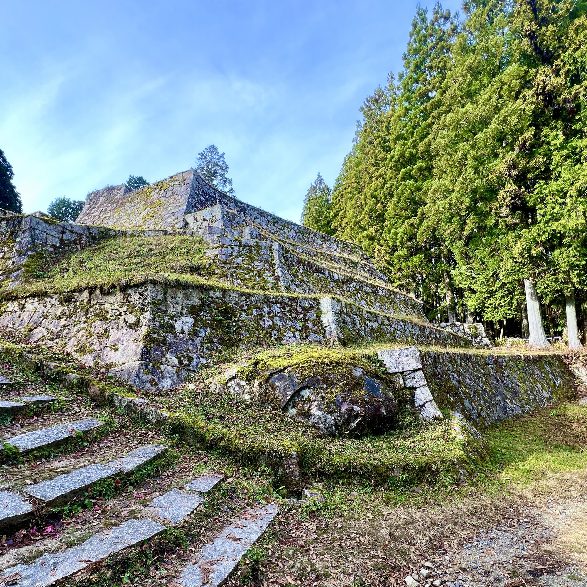 恵那市 岩村城跡 六段壁
