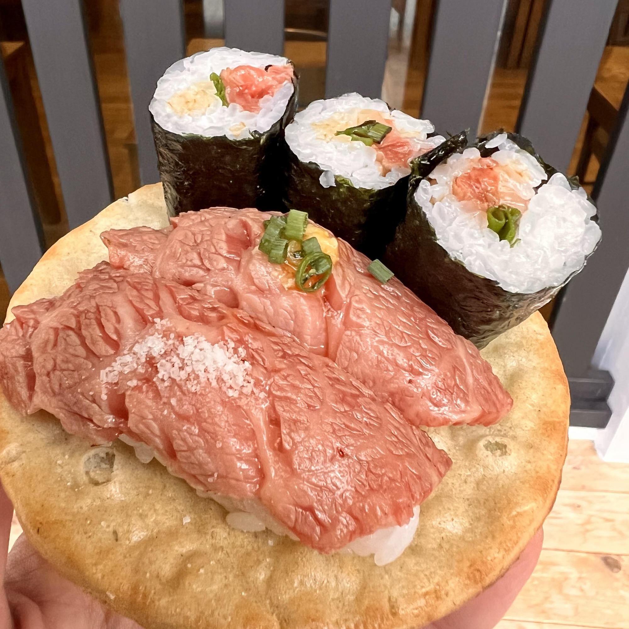 高山市 創作郷土寿司本舗 梗絲 飛騨牛 肉寿司