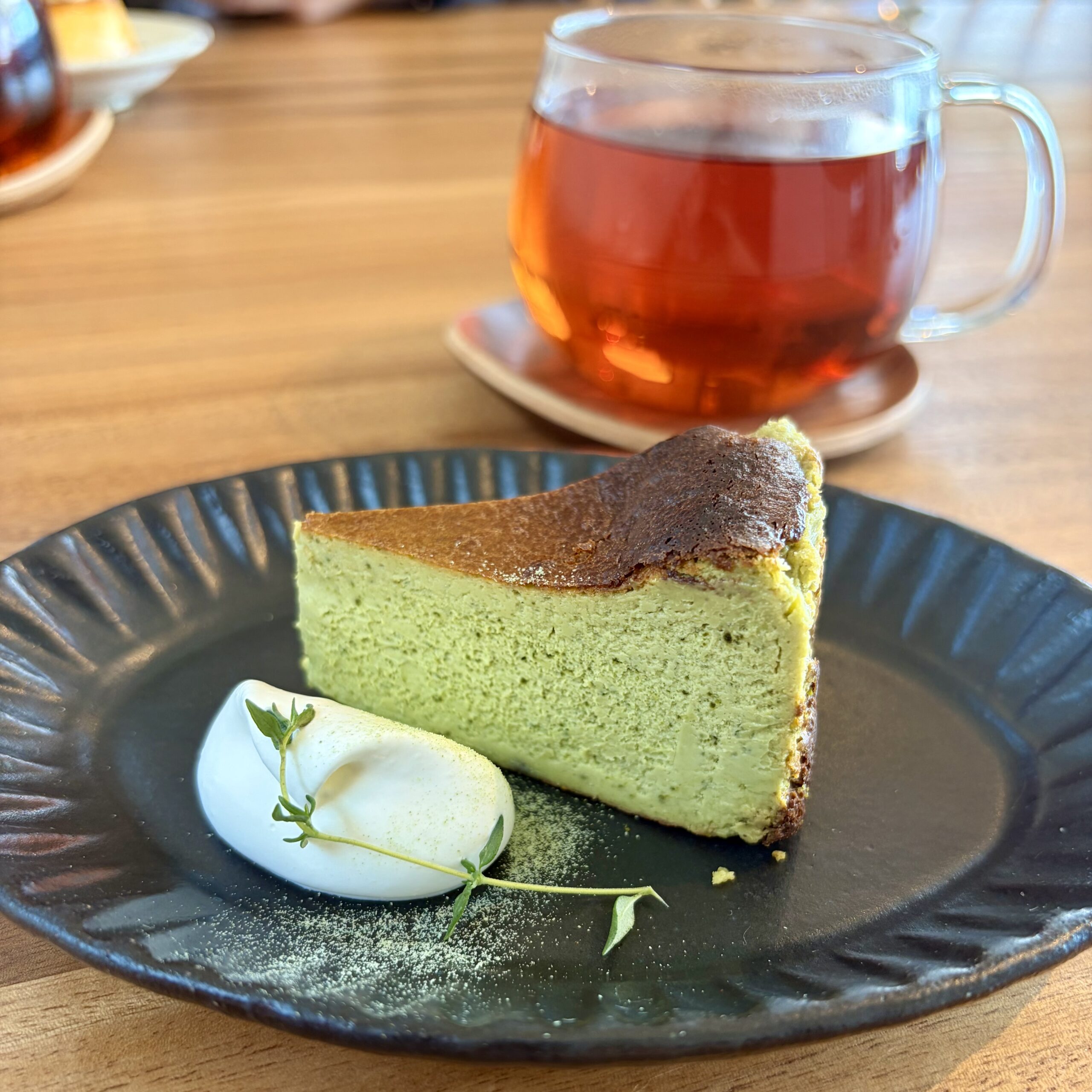 岐阜市 CafeRest SUGI バスクチーズケーキ