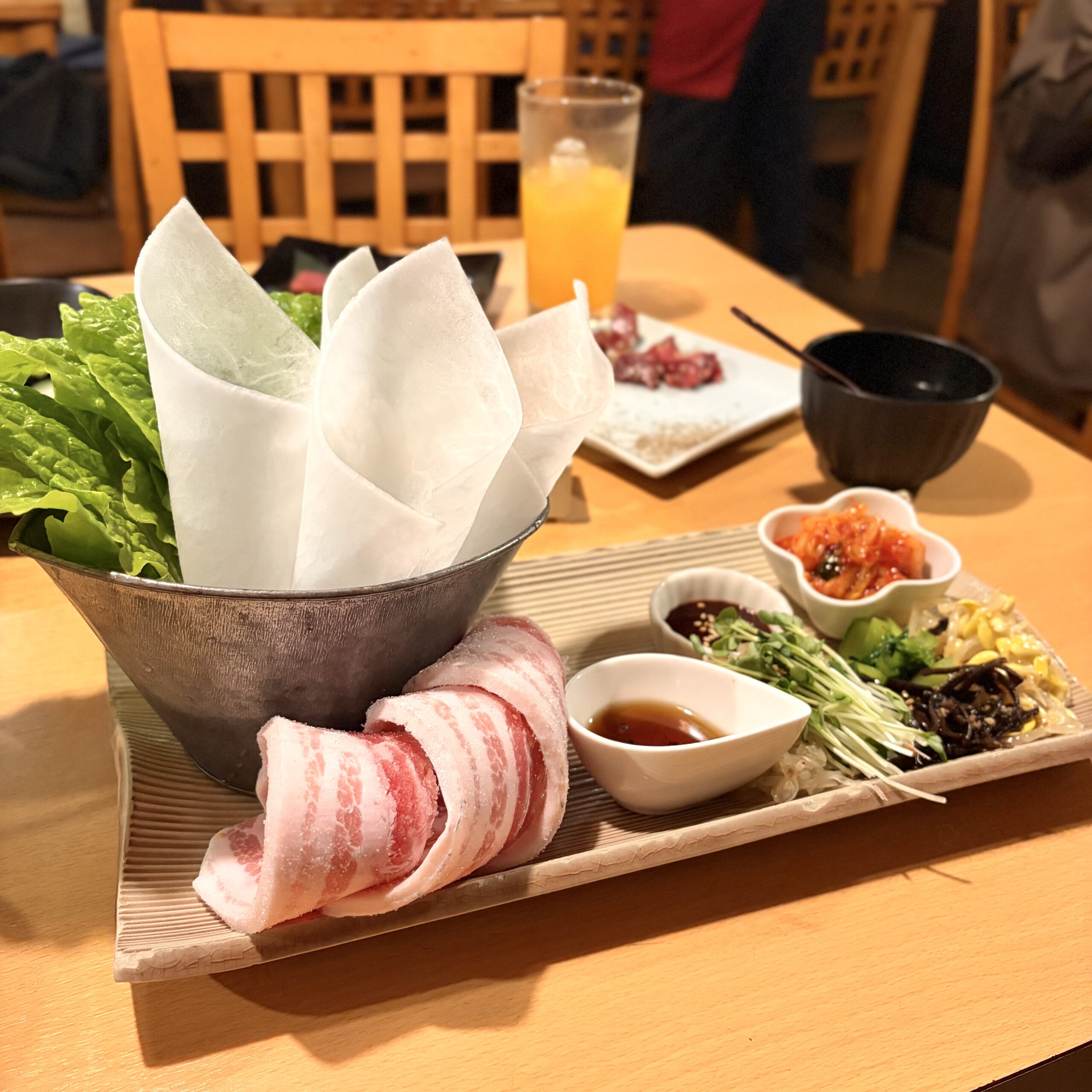 北方町 炙りや藤庵 焼肉 サムギョプサル