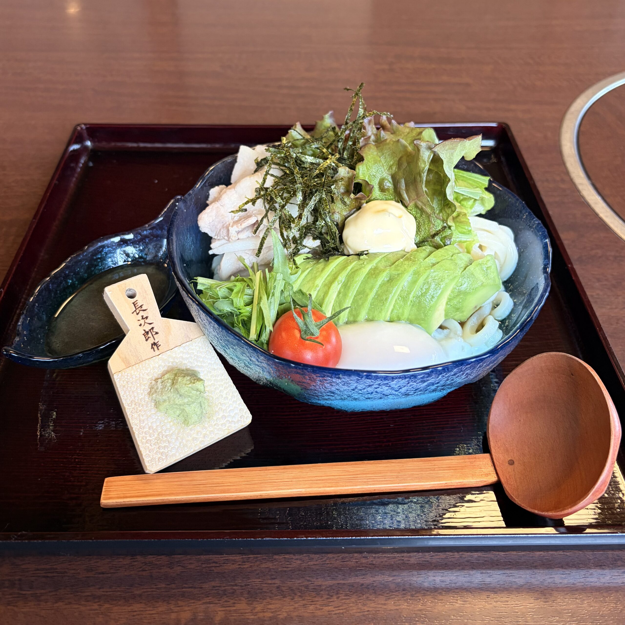 大垣市 朝日屋本家 サラダうどん