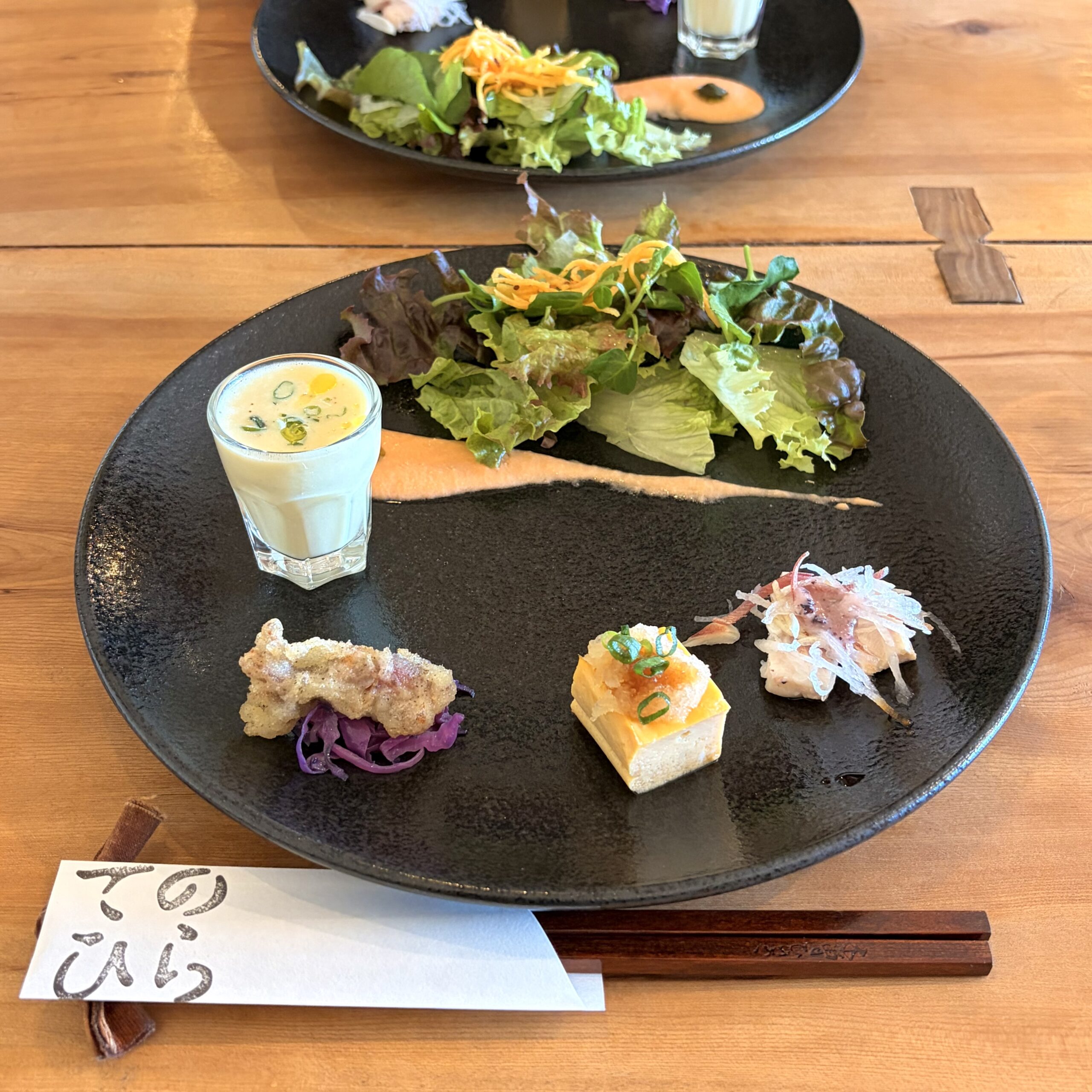 岐阜市 食堂てのひら ランチ 前菜