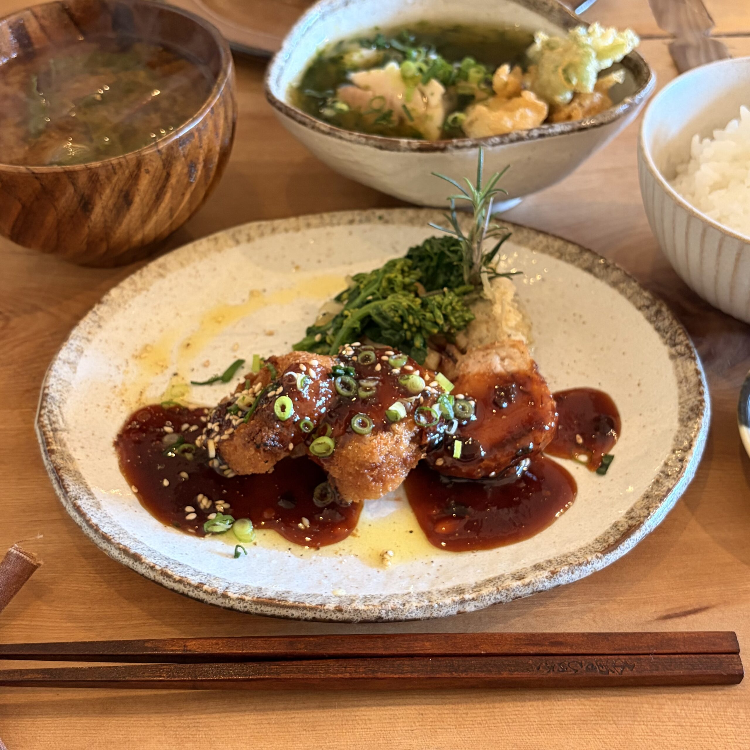 岐阜市 食堂てのひら ランチ