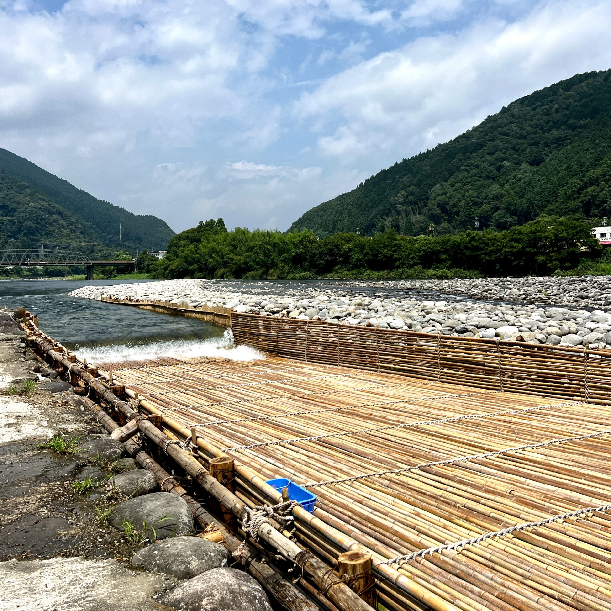 郡上市 郡上八幡やな 長良川
