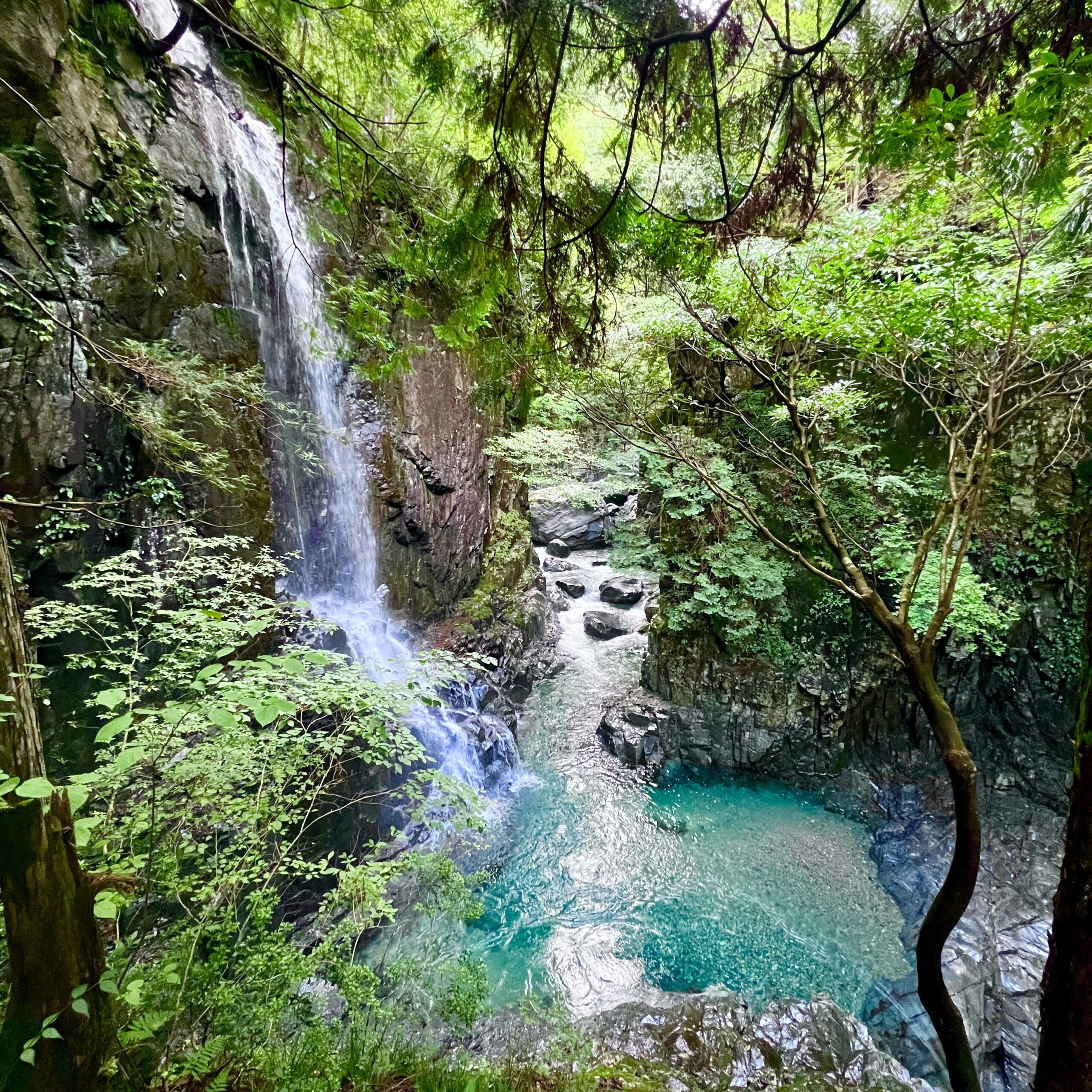 中津川市 付知峡 不動滝