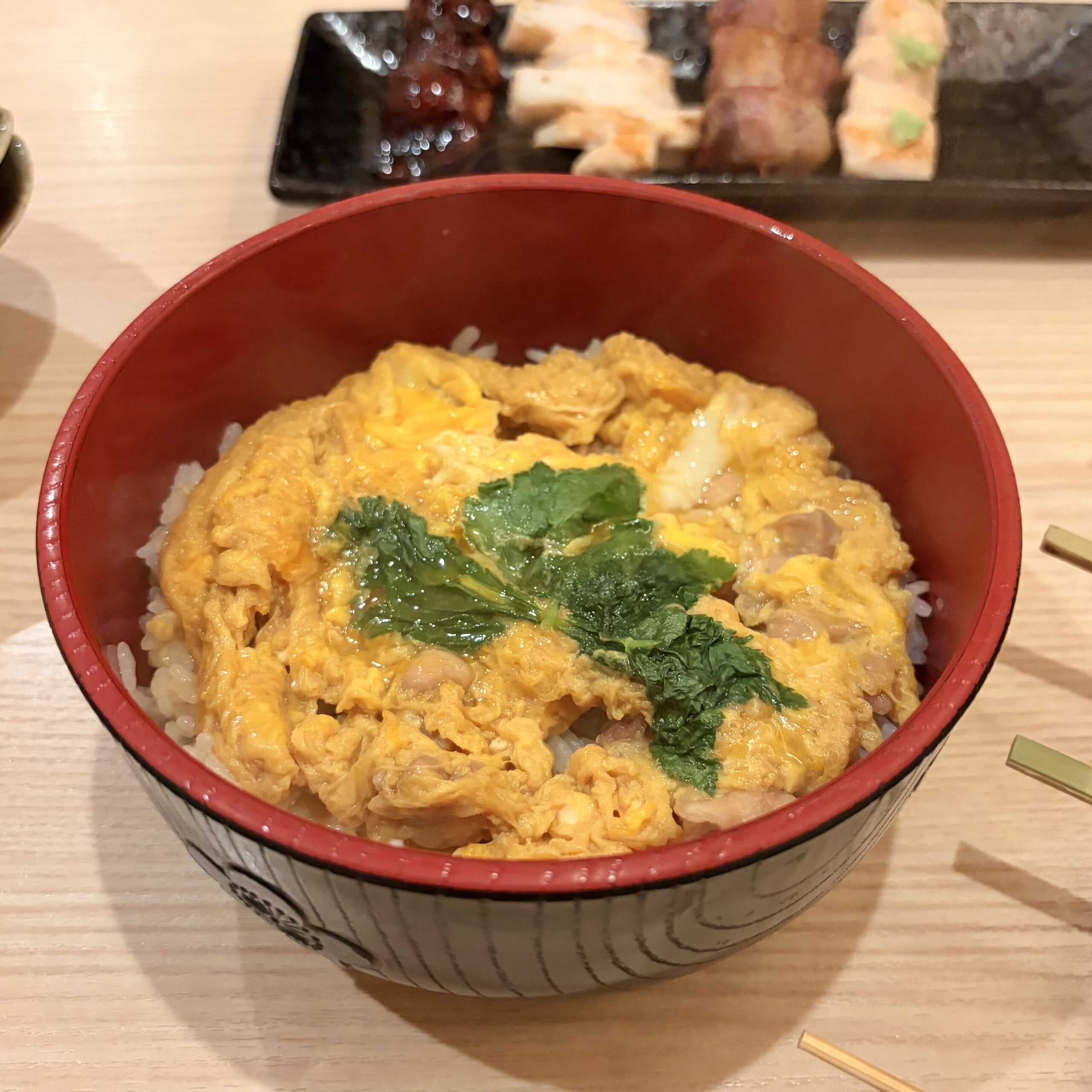 岐阜市 柳ヶ瀬 焼き鳥 鳥音 親子丼