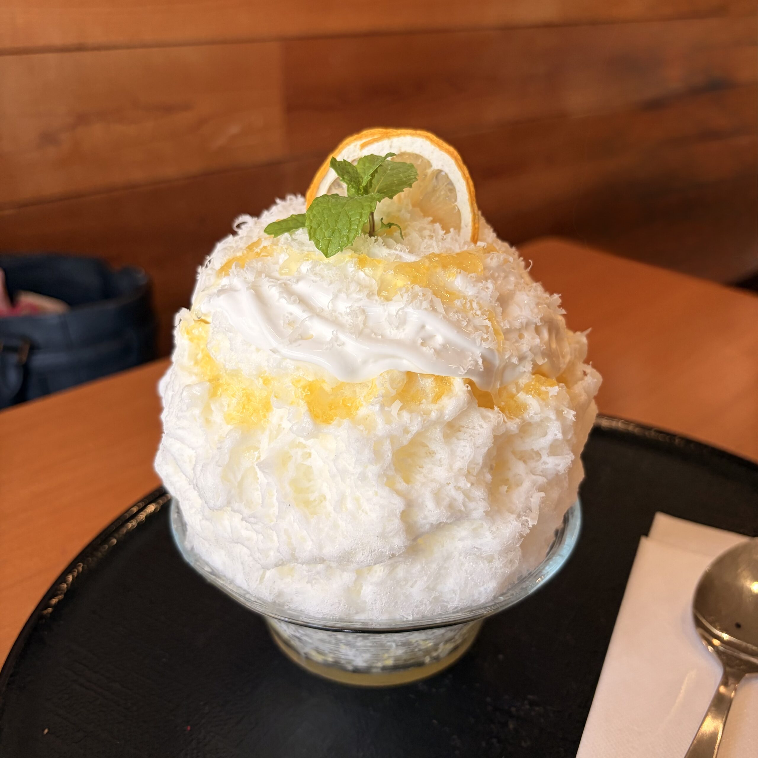 岐阜市 珈氷 kacco かき氷 レアチーズレモン