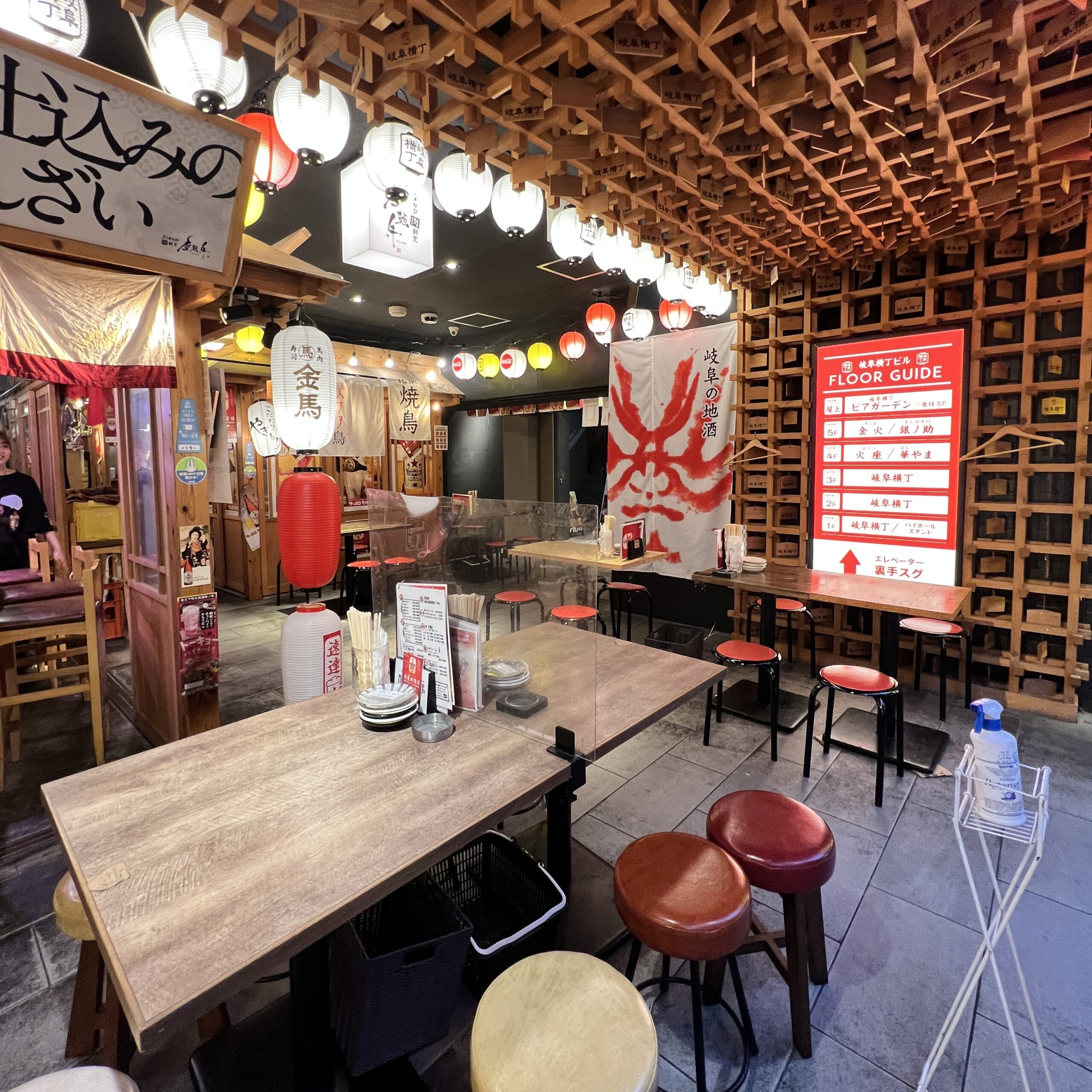 岐阜横丁 馬刺し肉寿司　大衆酒場 金馬 岐阜駅前