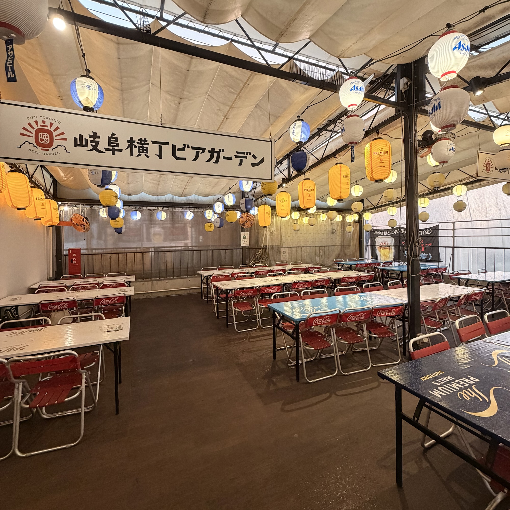 岐阜横丁 屋上ビアガーデン 食べ放題 飲み放題