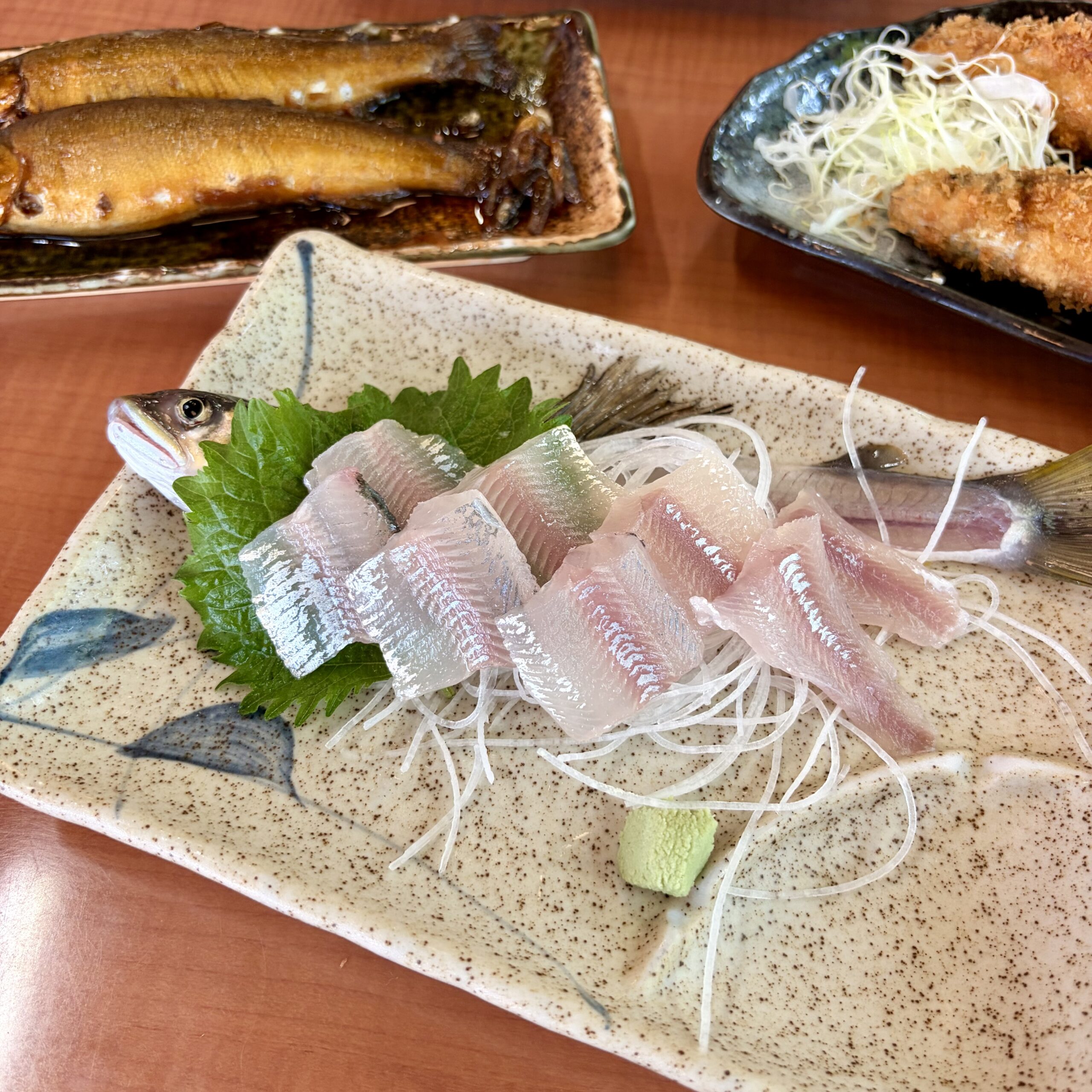 本巣市 鮎料理 やな川 鮎の刺身