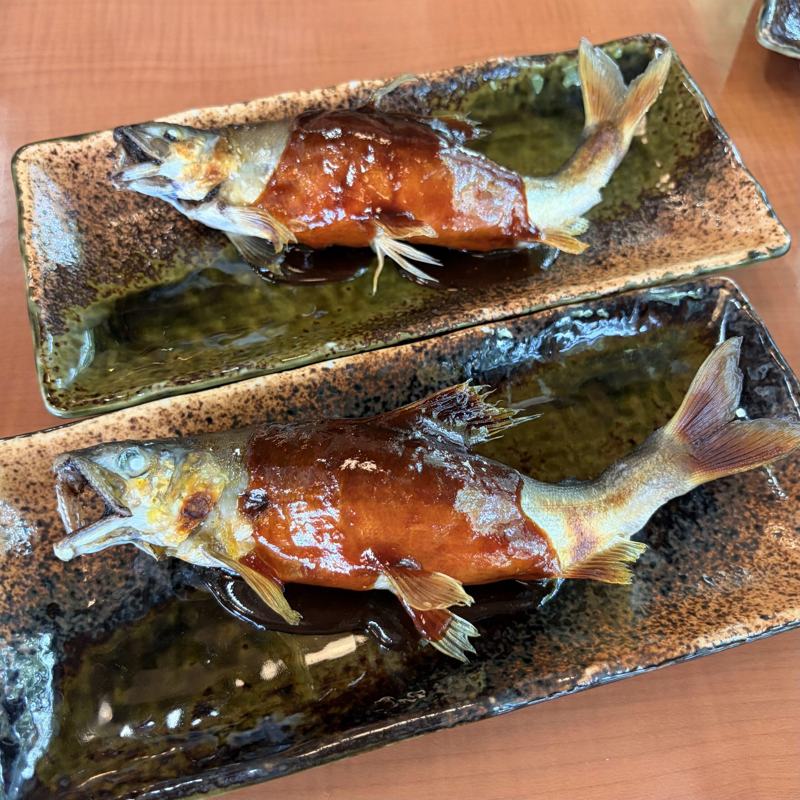 本巣市 鮎料理 やな川 鮎の魚田